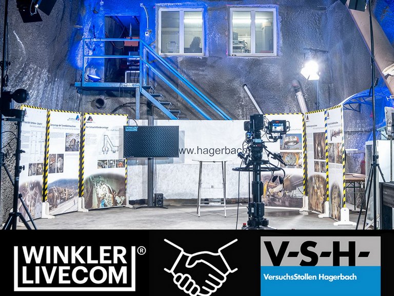 Versuchsstollen Hagerbach - Winkler Livecom AG neuer Partner