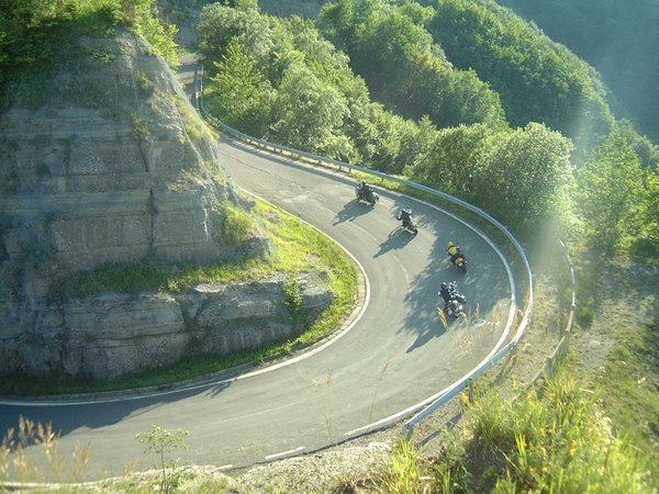 Motorradtouren im Apennin