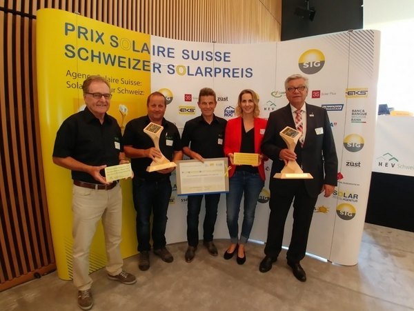 Gewinner Solarpreis Heizplan AG Gams