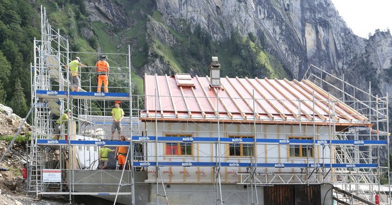 Umbau Alp Rohr durch Alpiger Holzbau AG