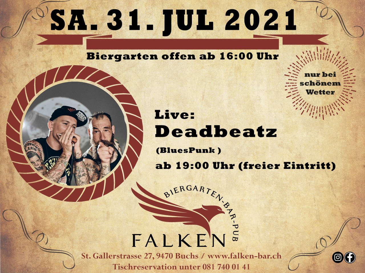 Deadbeatz live im Falken (BluesPunk)-1