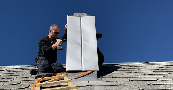 Dachkontrolle durch den Spengler